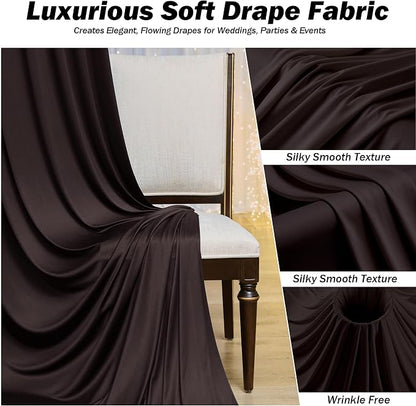 10ft×12ft Brown Backdrop Curtains - Image 4