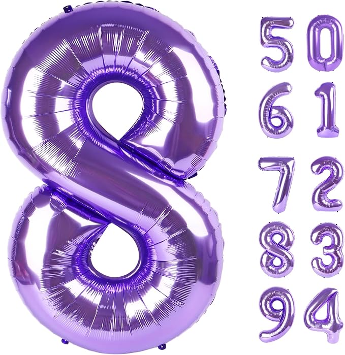 Purple 8 Balloon by IWERP