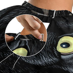 ALAZA Roaring Panther Barber Cape for Men Women, Waterproof Haircut Apron Beard Shaving Bib Hair Cutting Cloth 55 x 65 Inch