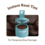 Paradyes Instant Root Tint Hairline Powder - Root Touch Up Hair Color for Gray Coverage - Bald Spot Concealing Hair Powder for Women & Men - 24-Hour Stain-Proof - Dark Brown - 0.14 Ounce