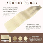 GOO GOO Tape in Hair Extensions Human Hair, 17/22/60 Ash Blonde to Golden Blonde and Platinum Blonde, 26inch 120g 40pcs, Skin Weft Seamless Invisible, Silky Straight with Thick Ends, Remy Human Hair