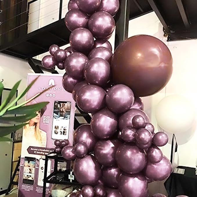 PartyWoo Copper Bronze Balloons 50pcs Metallic Brown Color 12 Inch | Balloons - Image 7