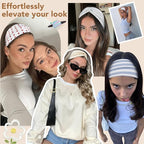 TERSE Valentine Headbands for Women Non Slip: Valentine's Day Accessories Gifts for Her Valentine Outfits Twist Head Bands for Women's Hair Trendy Cute Hair Bands