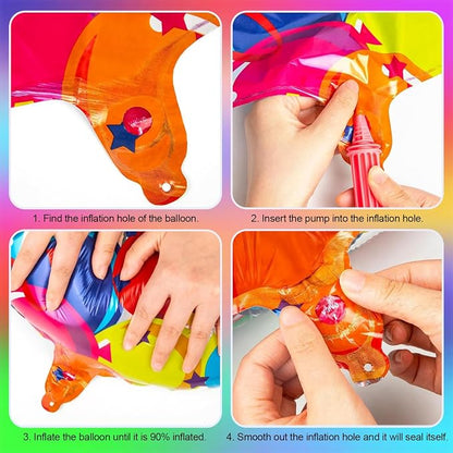 40 Inch Rainbow Balloon Number 13 Balloons, Official Teen 13th Bday Decor | 40" - Image 5