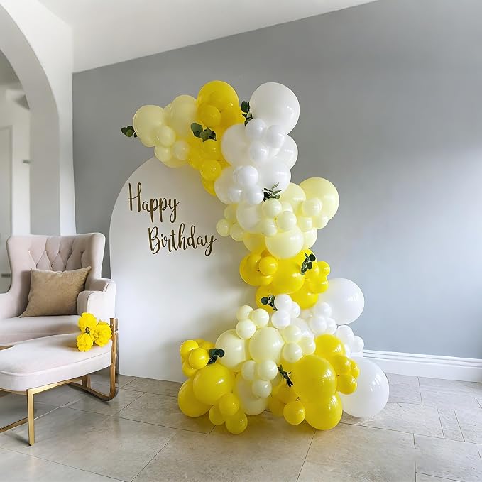 Lukiituke Yellow Balloons, Honeybee Sunflower Theme Decorations - Image 6
