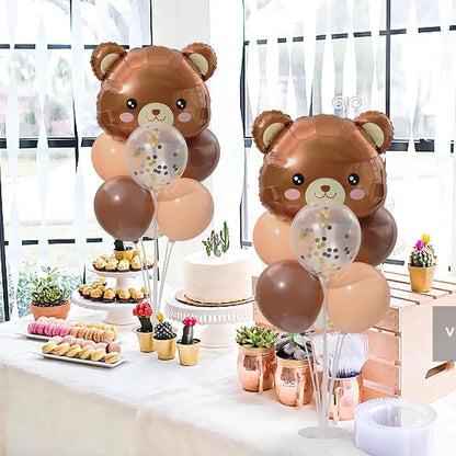 Teddy Bear Table Centerpiece Balloon Stand Kit Set of 2 - Image 6