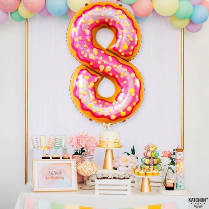 KatchOn Number 8 Donut Balloon 40 Inch | 8 Balloons - Image 6