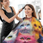 Kigai Hair Cutting Cape for Men & Women Waterproof Professional Barber Cape with Adjustable Closure Snap