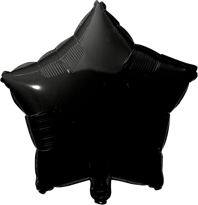 Black Star Shape Foil Balloon by MEPDNGN