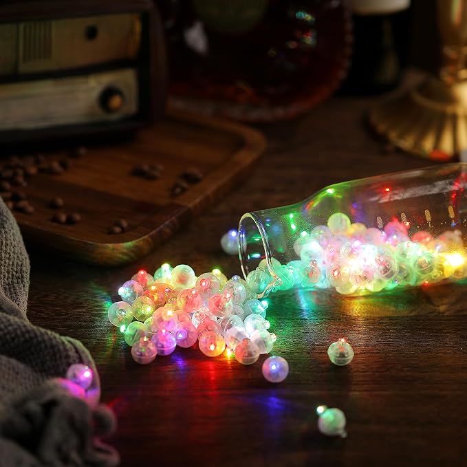 Aogist 50pcs Multicolor Balloon Lights, Long Standby Time Waterproof Twinkle - Image 5