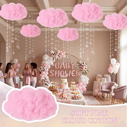 Marsui Artificial Cloud Props LED Hanging Cloud String Light Fake Imitation 3D - Image 6