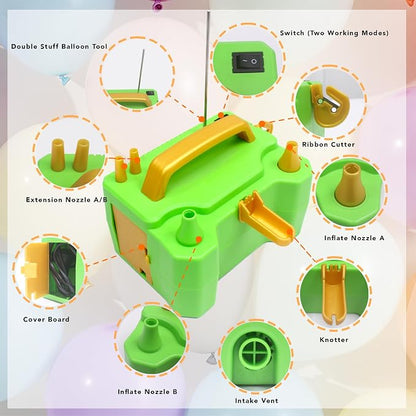 3-in-1 Balloon Electric Inflation & Vacuum Electric Pump | Fast - Image 2