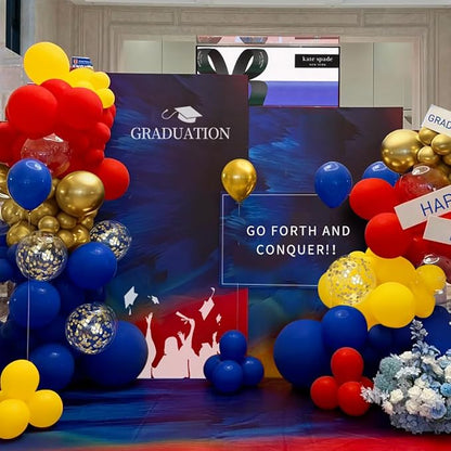 Red Blue Yellow Balloons Garland Arch Kit - Image 5
