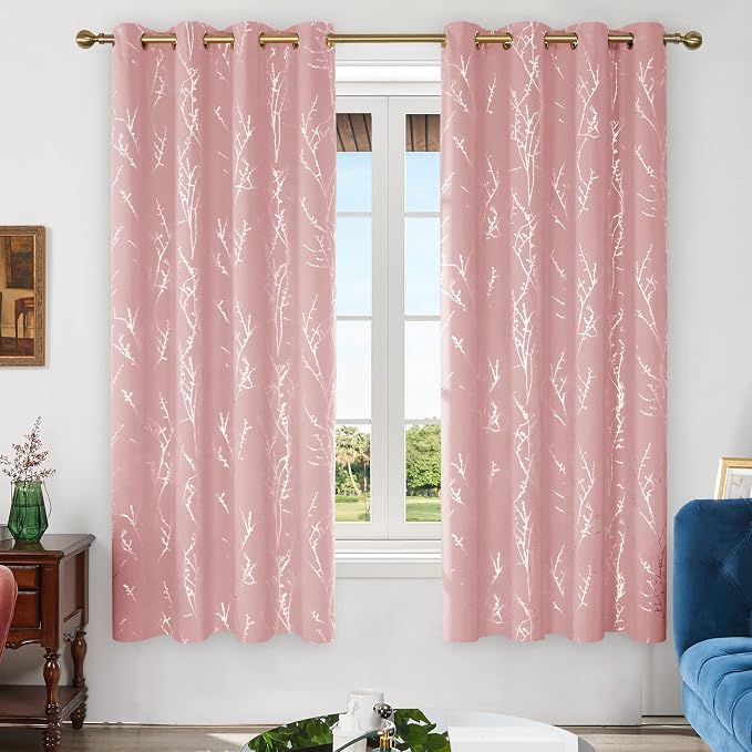 Deconovo Living Room Curtains 72 Inches Long, Thermal Insulated, Room Darkening - Image 2