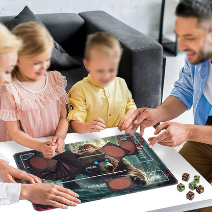 for TCG Playmat with Zones, Non-Slip Rubber Bottom Trading Card Game Mat with - Image 6