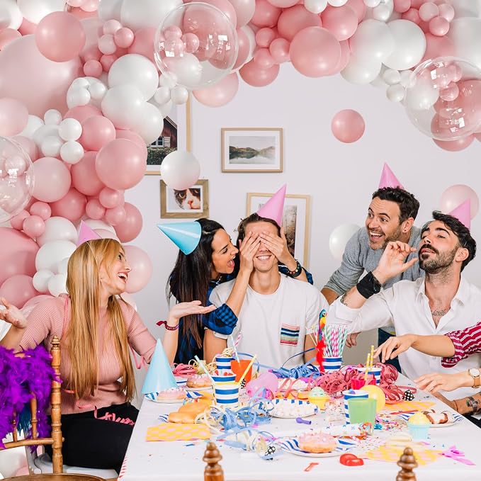 Pink Balloon Arch Kit for Baby Shower Bridal Shower Birthday Decorations | - Image 5