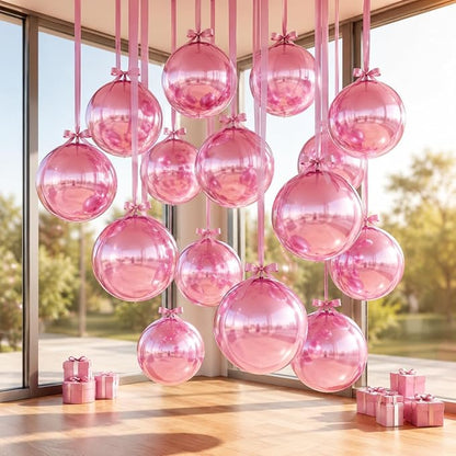 Pink Round Foil Balloons - Image 7