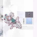 SHE'S FREE STYLE JUST FOR YOU Oriental Elegant Goldfish Hair Clip, Luxurious Handmade Weave Hairpin for Women, Unique Goldfish Design, Side Clip for Bangs, Small Luxury Accessory