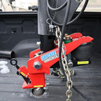 Shocker 30K Gooseneck Surge Air Hitch & Shift Lock Coupler for 2-5/16" Ball, Round Multi-Fit Stem