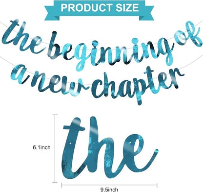 BEISHIDA Bright Lake Blue Pre-Strung The Beginning of A New Chapter Banner | - Image 2