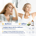 HIQILI 100ML Juniper Berry Essential Oil,100% Pure Natural Undiluted Premium - 3.38 Fl Oz