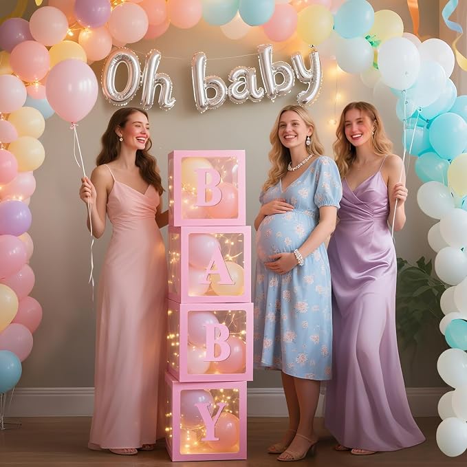 Ledido Baby Boxes with Letters & Fairy Lights - Image 6