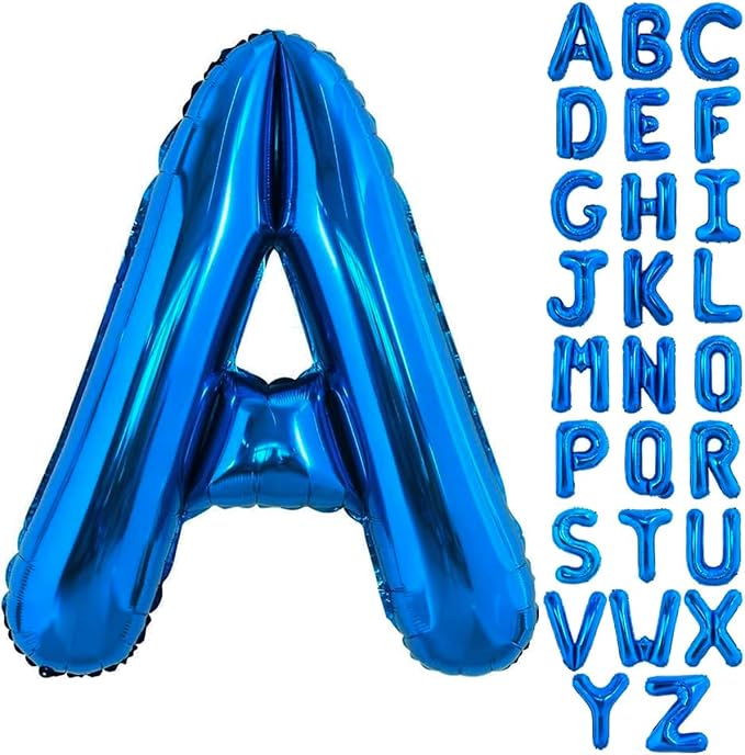 Blue Letter A Balloon, A Balloons Letter by BBPOOL