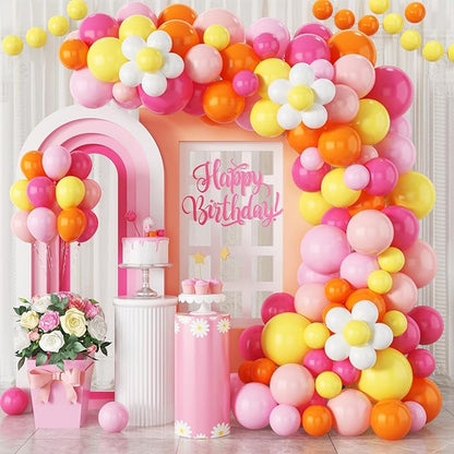 Boho Daisy Balloons Arch Kit by TAOYE