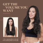 GOO GOO Clip in Hair Extensions Real Human Hair, Remy Human Hair Extensions Clip ins for Women, Natural Human Hair, 14inch 150g 9Pcs, 2 Dark Brown