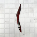 #1617 Handmade Narrow Tooth Mustache Beard Comb Small Tortoise Havana Acetate Thick Coarse Fine Short Pocket Sized Facial Hair Grooming Tangle Free Beard Straightener Growth Care Styling Wet