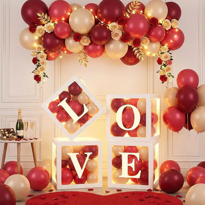 Valentines Day Party Decorations, Balloon Boxes - Image 4