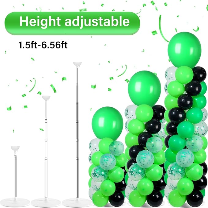 2 Sets Adjustable Balloon Column Stand Kit - Image 4
