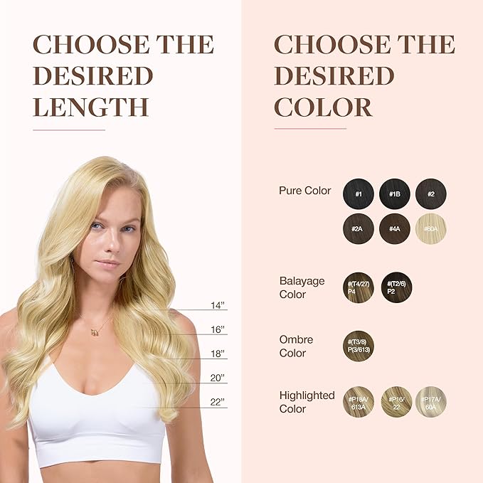 GOO GOO Clip in Hair Extensions Real Human Hair, Remy Human Hair Extensions Clip ins for Women, Natural Human Hair, 18inch 110g 7Pcs, 22F Light Golden Blonde