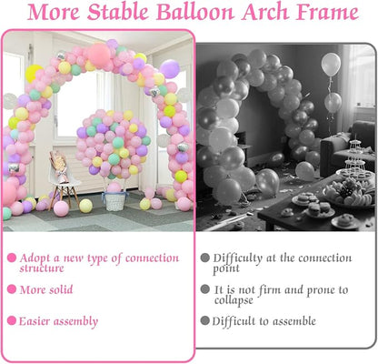 Balloon Arch Kit, Adjustable 10FT Wide & 8FT Tall Balloon Arch Stand Kit - Image 6