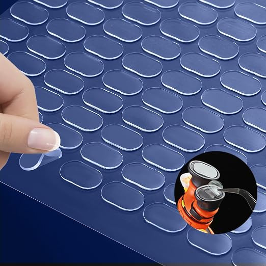 300pcs Transparent Adhesive Dots Double- Sided Sticky Tack by Unknown