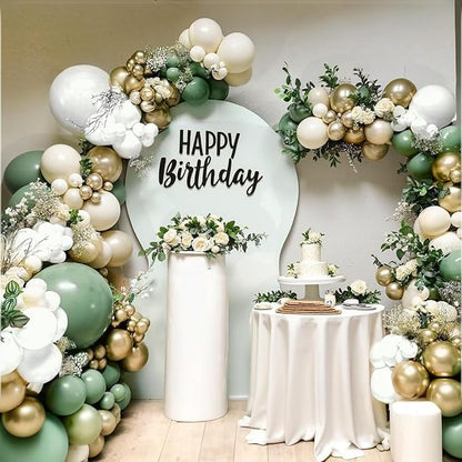 KARLURE Sage Green Balloon Arch Kit Garland - Image 5