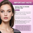 Eyelash & Eyebrow Color Kit, Professional Instant Lash & Brow Color Kit, Easy to Use with Natural Results, DIY Hair Coloring Eye Brow & Eye Lash Set for Beginner Salon Beauty 7ml (Black)