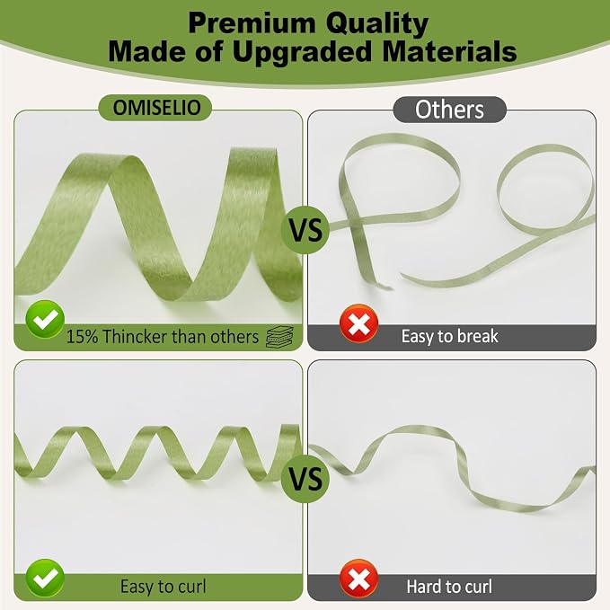Green Curling Ribbon - Image 4