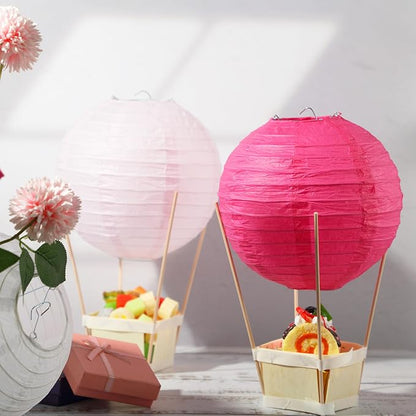 24 Set Hot Air Balloon Table Centerpieces Baby Shower Party Decoration Paper - Image 4