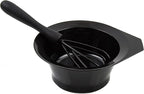 Hair Dye Bowl and Whisk Set - 3 Salon Mixing Bowls and 3 Color Whisks - Professional Hair Color Mixing Kit with Tint Bowls and Mixers for Hair Dye Application