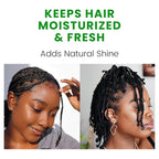 The Roots Naturelle Braid Sheen Braid Spray | 12 Fl Oz | Leave-in Conditioner with Shea Butter | Enriched with Vitamins and Essential Oils | Anti-Itch, Anti-Frizz | Great for Twists and Locs