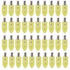 No Crease Hair Clips Makeup Pin Curl Clip Bulk 40Pcs Multicolor No Bend Dent Bang Creaseless Hair Clips for Makeup Application Bangs Hairpin Setting Pins Clip for Women Styling (Translucent Yellow)