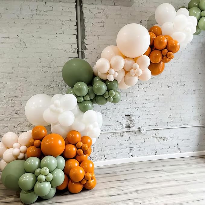 Sage Green & Brown Balloons - Image 4
