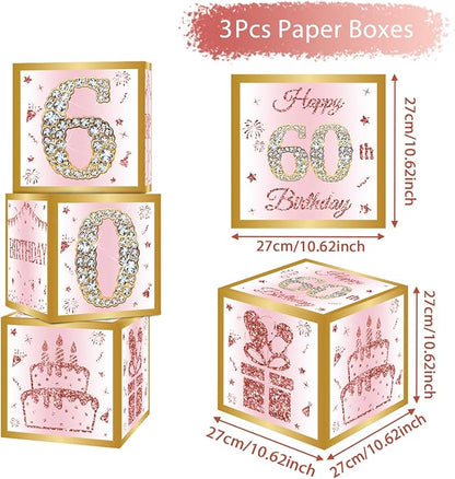 DataMoon 60th Birthday Decorations Boxes - Image 4