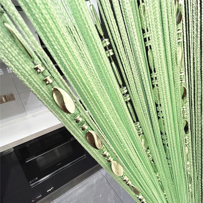 ave split 100cmX200cm Decorative Door String Curtain Beads Wall Panel Fringe by avesplit