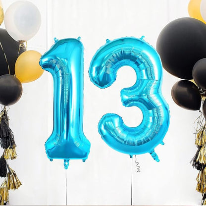 13 Balloon Numbers, Large 13 or 31 Foil Balloons, Big Number Balloon 40 Inch - Image 6