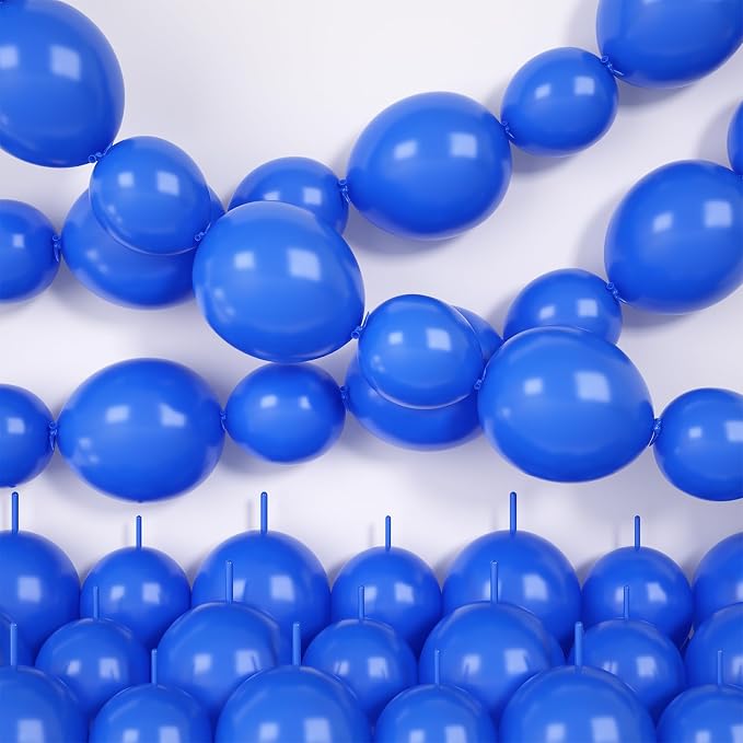 Blue Linking Balloons by Hapmori