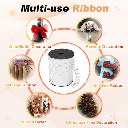 PATIKIL Glitter Curling Ribbon 500yds x 1/5" Plastic Balloon String Ribbon | - Image 6