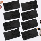 Tobeffect Black Headbands for Women Non Slip Turban Headband Boho Elastic Head Band Hair Accessories (Black Grace)