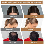 2 Pack Root Touch Up Shadow Powder, Gray Hair Cover Up, Women Color Root Coverage Powder for Thinning Grey Hairline, Men Instantly Concealer Hair Loss Beard Line Eyebrow, Red Brown